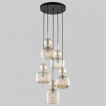 Подвесной светильник со стеклянными плафонами 11043 Sophia Cognac