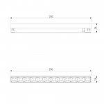 Brass Line Трековый светильник 10W 4000K латунь 85528/01