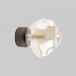 Потолочный светильник со стеклянным плафоном 11034 Lava Brown