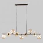 Подвесной светильник со стеклянными плафонами 11037 Lava Brown