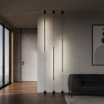 Подвесной светодиодный светильник с утяжелителем 604051 LED 4000К черный