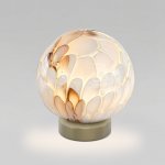 Настольная лампа со стеклянным плафоном ручной работы 1_102