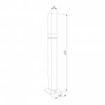 Уличный ландшафтный светильник 1537 TECHNO LED 3000K чёрный 1537 TECHNO LED