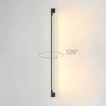 Уличный настенный поворотный светильник Argos 3000K черный 35121/D черный