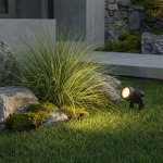 Ландшафтный поворотный светильник Landscape LED 3000K черный IP54 043 FL LED черный