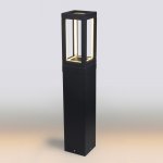 Ландшафтный светодиодный светильник  Frame 3000K чёрный 1529 TECHNO LED черный