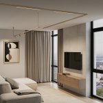 Brass Line Шинопровод накладной латунь 2м 85227/00