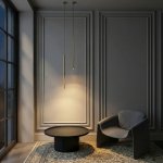 Подвесной светодиодный светильник Flinn 4W 4000K латунь 50263 LED