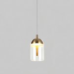 Подвесной светодиодный светильник со стеклянным плафоном 201056/1 LED