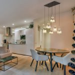 Подвесной светильник с плафоном из фактурного стекла 11044 Sophia Cognac