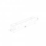 Slim Magnetic Прямой коннектор белый 95135/00 95135/00