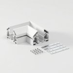 Slim Magnetic Коннектор угловой внутренний для шинопровода в натяжной потолок белый 85204/00 85205/00