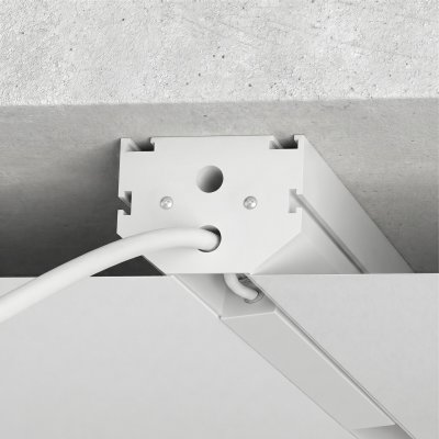 Slim Magnetic Комплект заглушек для шинопровода в натяжной потолок: торцевая и внутренняя белый 85233/00