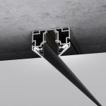Slim Magnetic Шинопровод в натяжной потолок с декоративными вставками черный (3м) 85242/00 85242/00