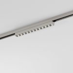 Трековый светильник 10W 3000K (никель) 85528/01_система Лайн 85528/01