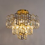Люстра потолочная хрустальная Arte lamp A1005PL-10GO MINTAKA
