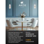 Светильник настенный Arte lamp A1007AP-2GO ACAPULCO
