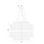 Светильник подвесной Arte lamp A1034SP-12CC MONTREAL