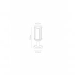 Уличный наземный светильник Arte Lamp A1036FN-1BK TORONTO