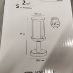 Уличный наземный светильник Arte Lamp A1036FN-1BK TORONTO