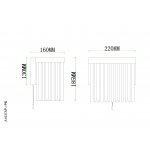 Светильник настенный Arte lamp A1037AP-1PB FRANCHESKA