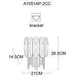 Светильник Arte lamp A1051AP-2CC 