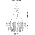 Светильник Arte lamp A1051SP-10CC 