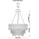 Светильник Arte lamp A1051SP-8CC 