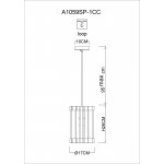 Светильник подвесной Arte lamp A1059SP-1CC