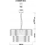 Люстра подвесная Arte Lamp A1059SP-9CC