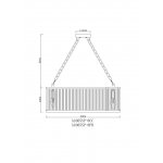 Люстра подвесная Arte Lamp A1065SP-8PB ANETTA