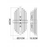 Светильник настенный Arte Lamp A1068AP-2PB FEDELTA