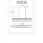 Светильник подвесной Arte Lamp A1071SP-7CC MAYOTTE