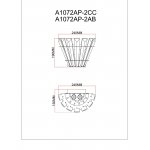 СВЕТИЛЬНИК НАСТЕННЫЙ Arte Lamp A1072AP-2CC FLORIZEL