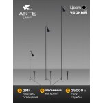 Грунтовый светильник Arte Lamp MULIPHEIN A1084PA-3BK