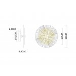 Светильник настенный Arte Lamp A1259AP-1PB AJOUR