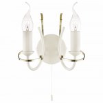 Бра с двумя рожками Arte lamp A1309AP-2WC Cinta