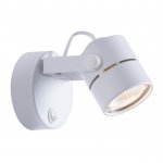 Светильник поворотный с выключателем белый Arte Lamp A1311AP-1WH MIZAR