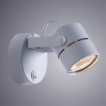 Светильник поворотный с выключателем белый Arte Lamp A1311AP-1WH MIZAR