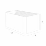 Светильник настенный Arte lamp A1422AP-1GY CASSETTA