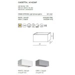 Светильник настенный Arte lamp A1422AP-1GY CASSETTA