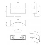 Фасадный светильник Arte Lamp CROCE A1444AL-1WH