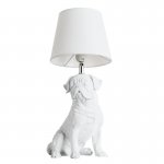 Настольная лампа в виде собаки Arte Lamp A1512LT-1WH BOBBY