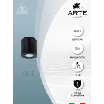 Точечный накладной светильник Arte lamp A1513PL-1BK BEID