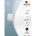 Точечный накладной светильник Arte lamp A1513PL-1WH BEID