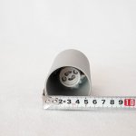 Светильник стакан серый Arte Lamp A1516PL-1GY UNIX