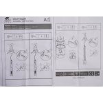 Светильник подвесной черный Arte Lamp A1520SP-1BK RIDGET