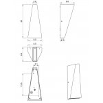 Фасадный светильник Arte Lamp COMETA A1524AL-2BK