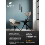 Точечные подвесные светильники Arte Lamp A1526SP-1BK RIDGET
