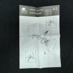 Светильник потолочный черный с золотом 220мм Arte lamp A1535PL-1BK PILON-GOLD 1*GU10